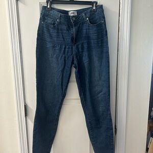 PAIGE Women's Dark Blue Skinny Jeans
